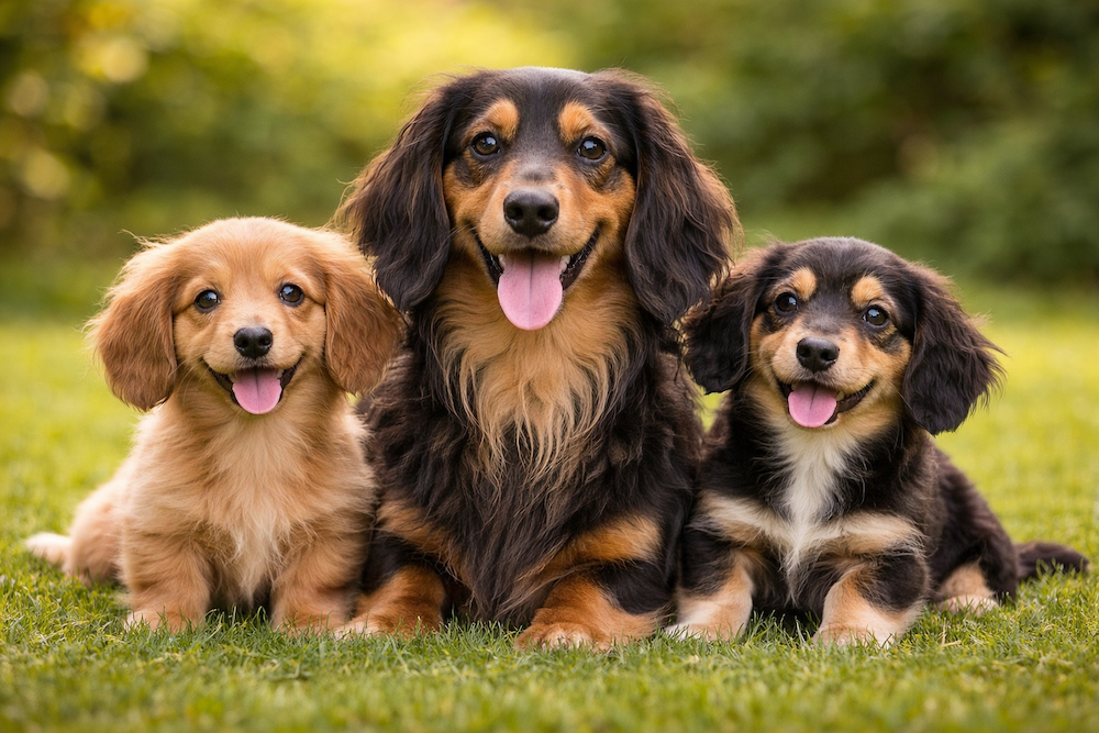 Long Haired Mini Dachshund for Sale