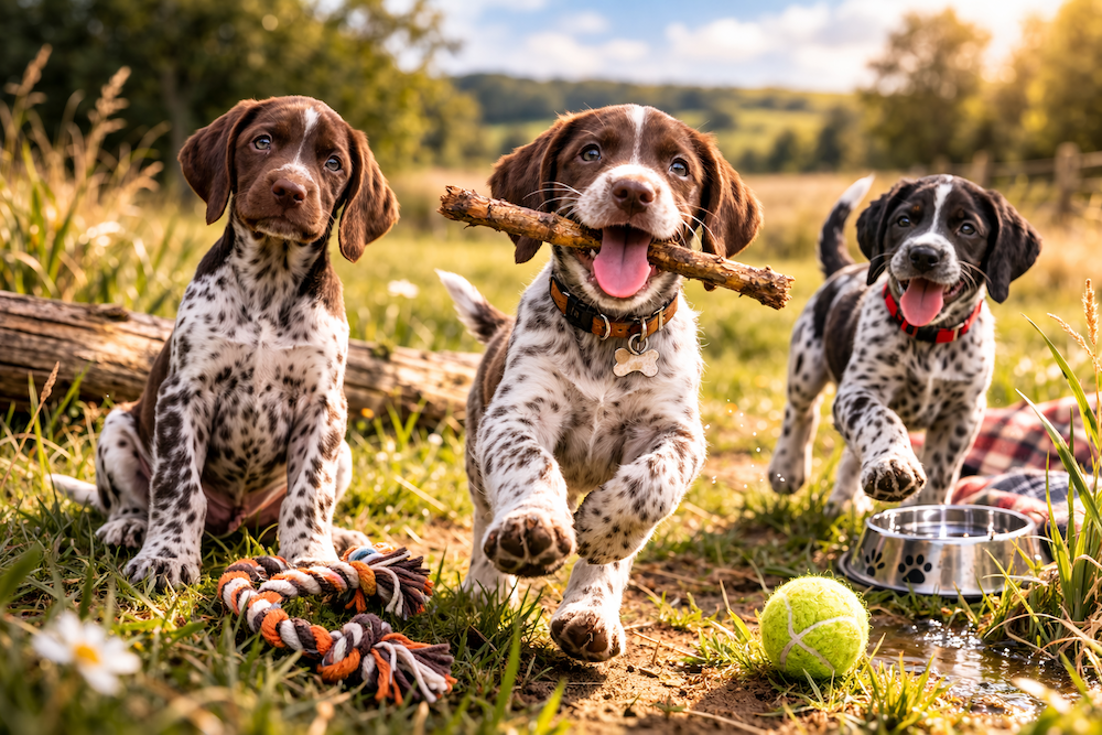 German Pointer puppies